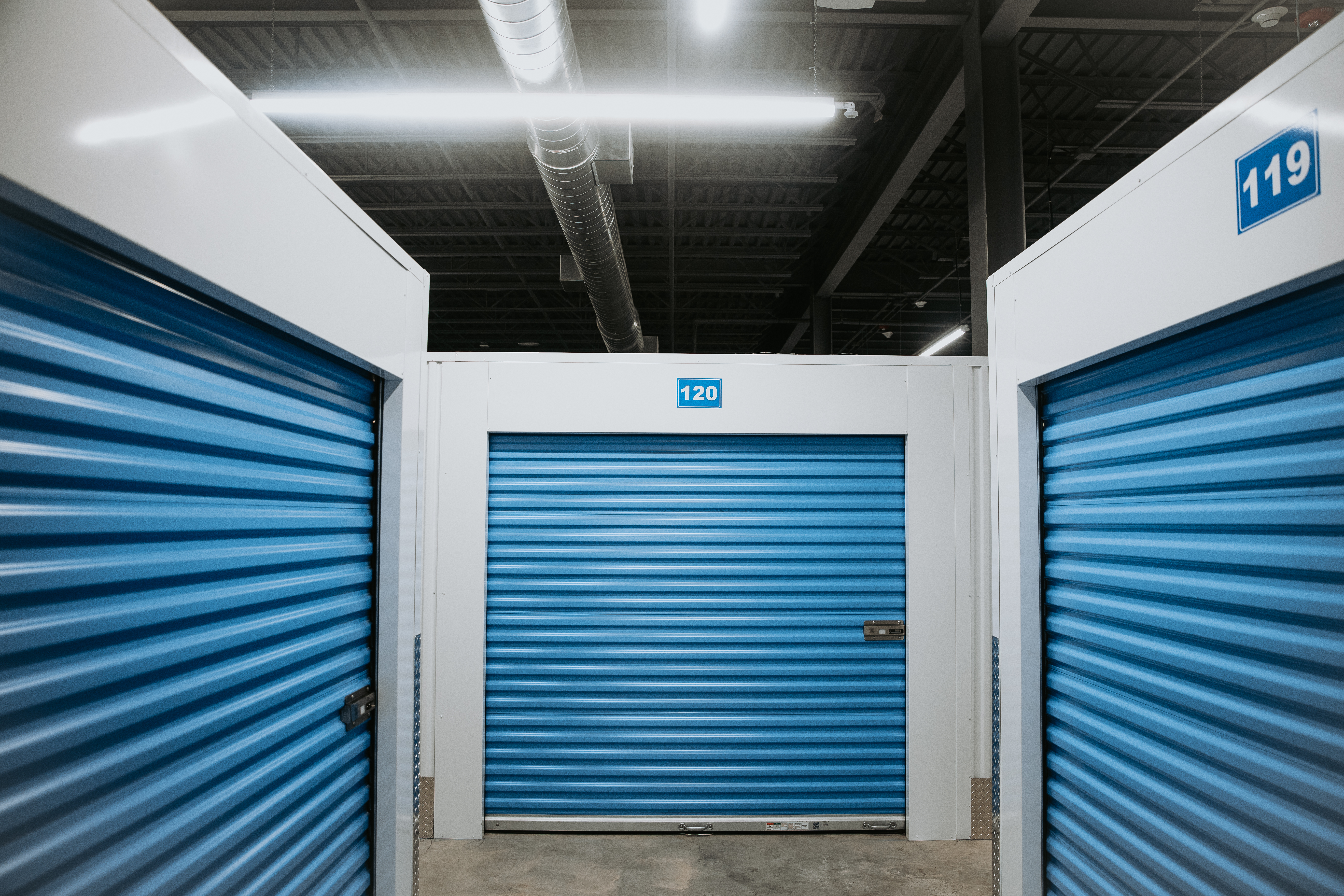 Revere Self Storage Unit Doors Indoor